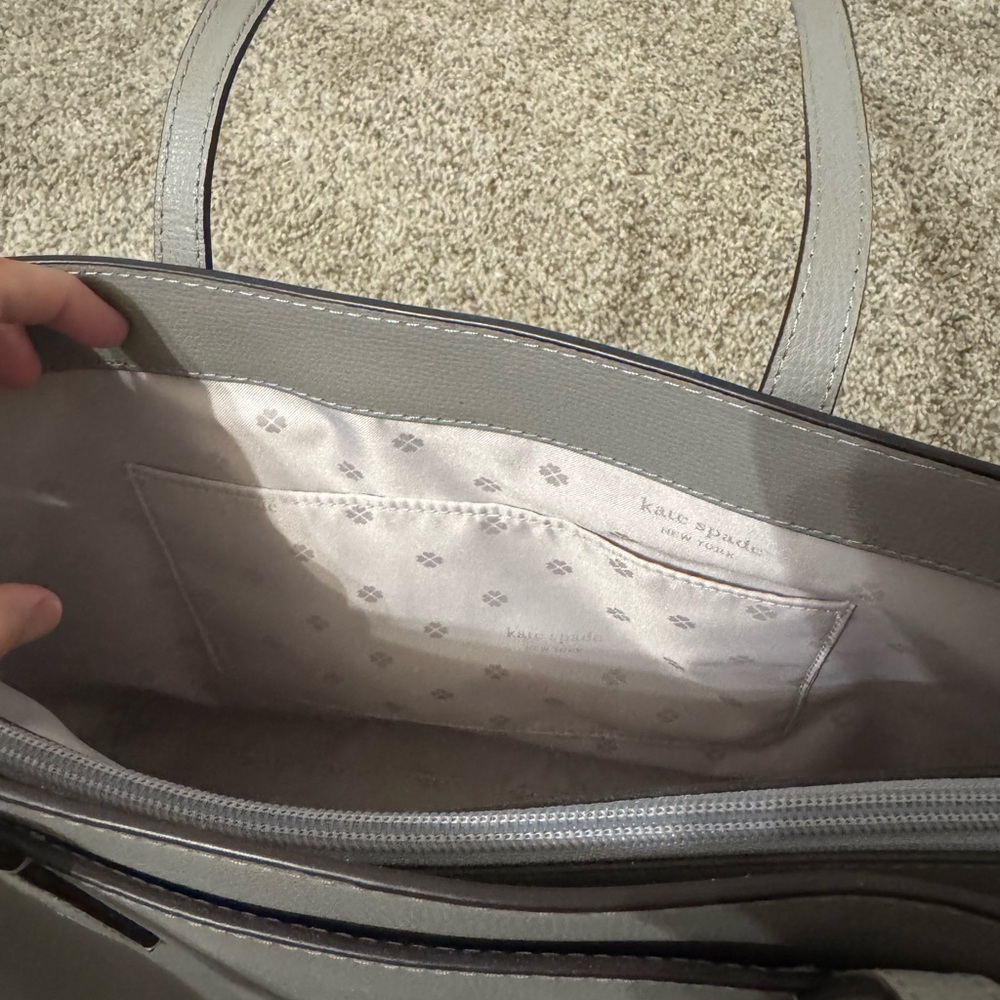 Gray Kate Spade Computer/Work Tote - image 4